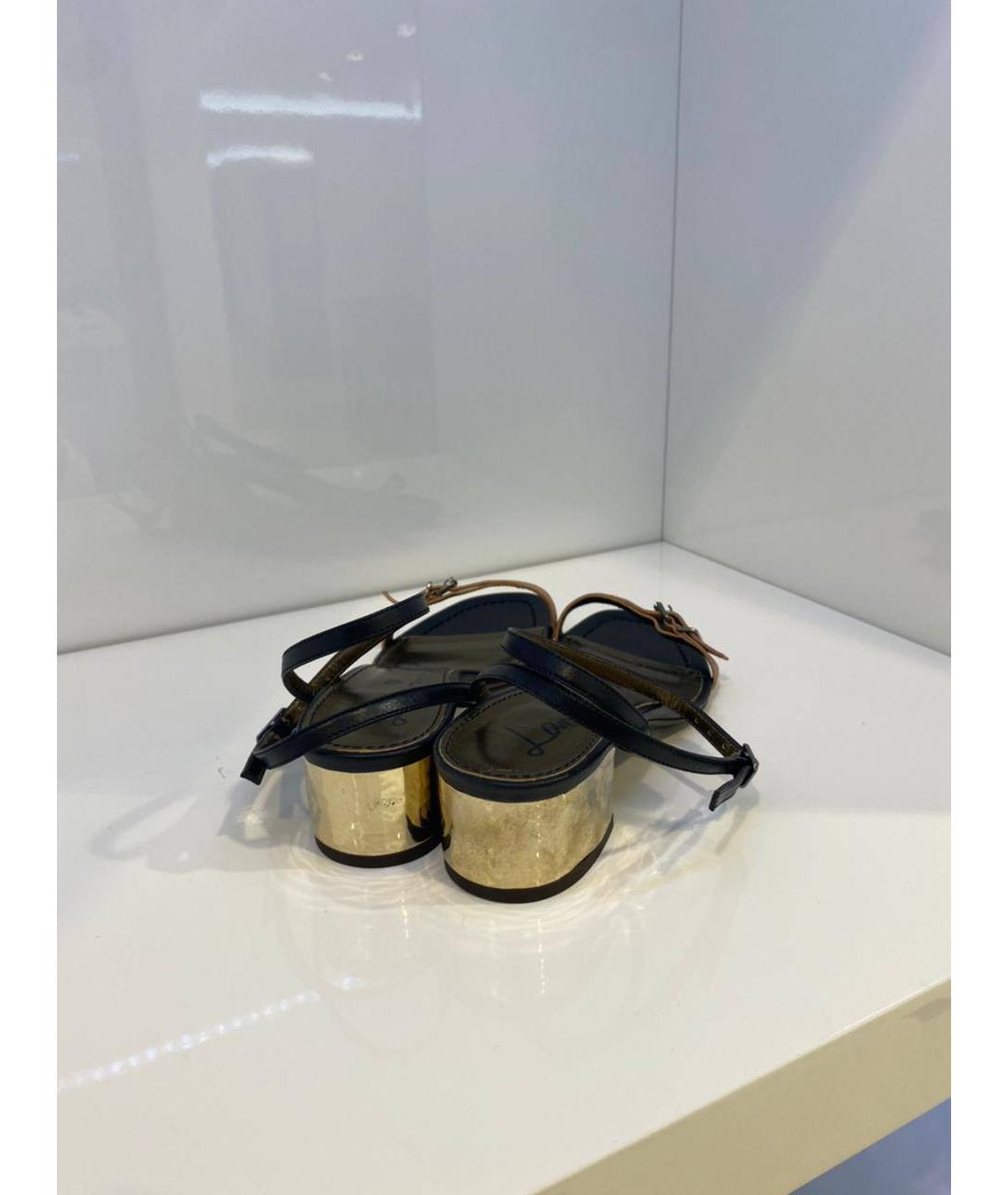 LANVIN Мульти кожаные босоножки, фото 3