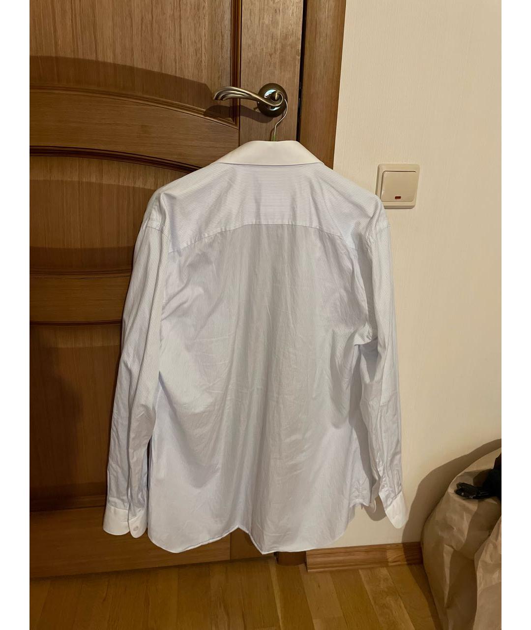 BRIONI Белая хлопковая классическая рубашка, фото 2