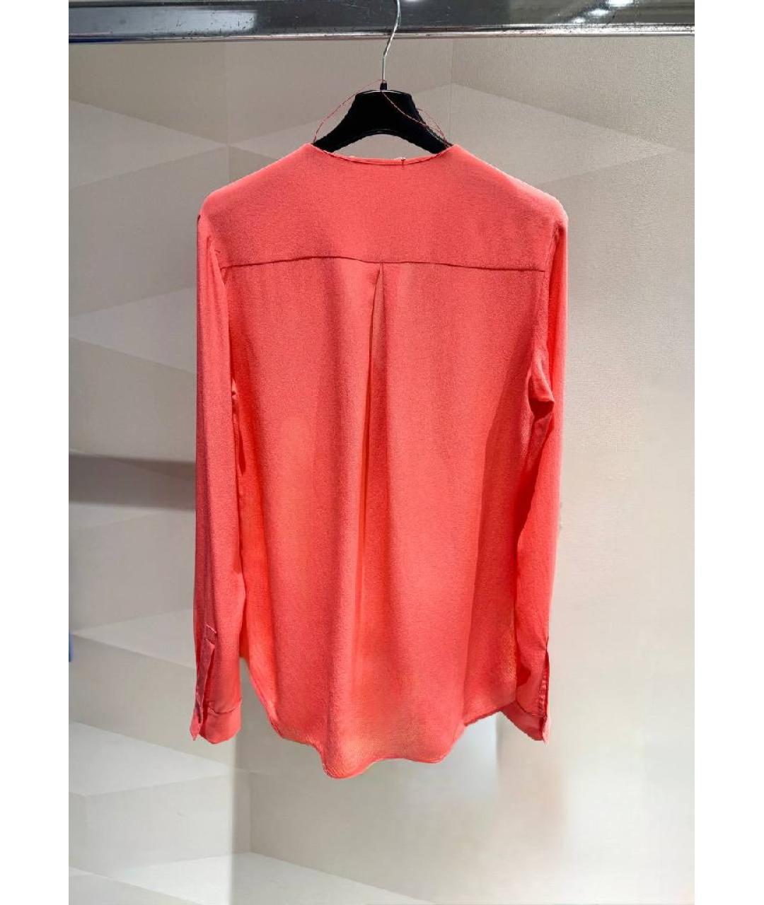 HUGO BOSS Коралловая шелковая блузы, фото 5