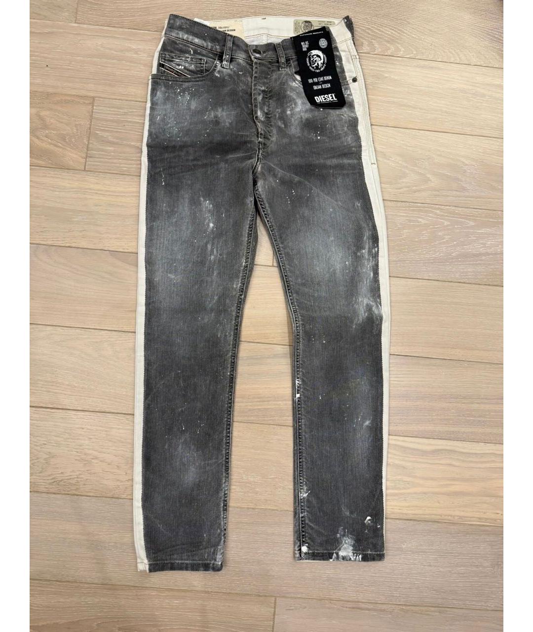 DIESEL Антрацитовые деним детские джинсы, фото 9