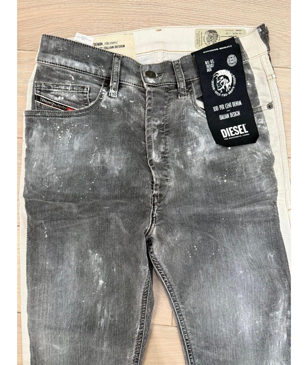 DIESEL Антрацитовые деним детские джинсы, фото 3