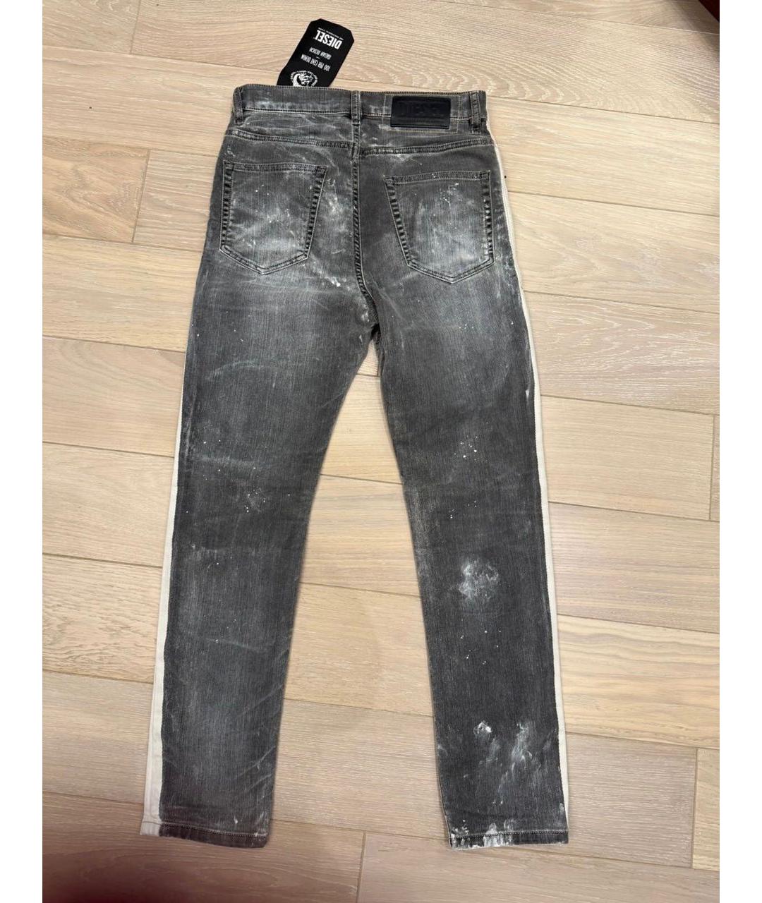 DIESEL Антрацитовые деним детские джинсы, фото 4