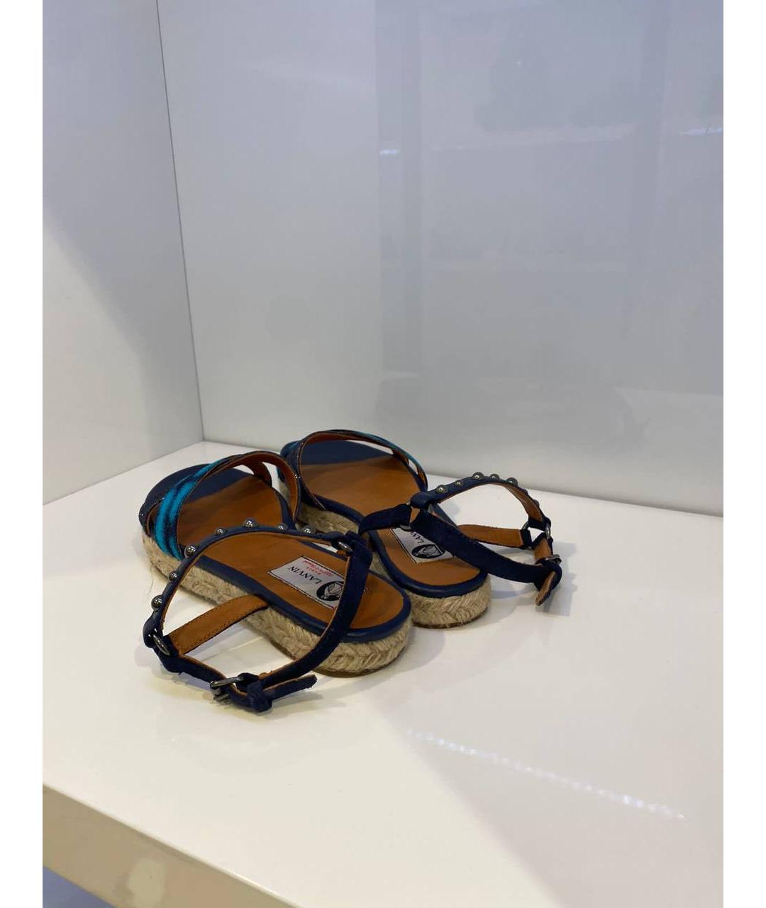 LANVIN Мульти кожаные сабо, фото 3