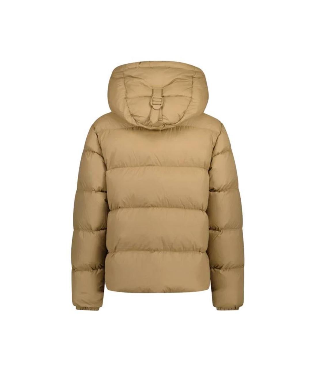 BURBERRY Бежевый полиэстеровый пуховик, фото 3