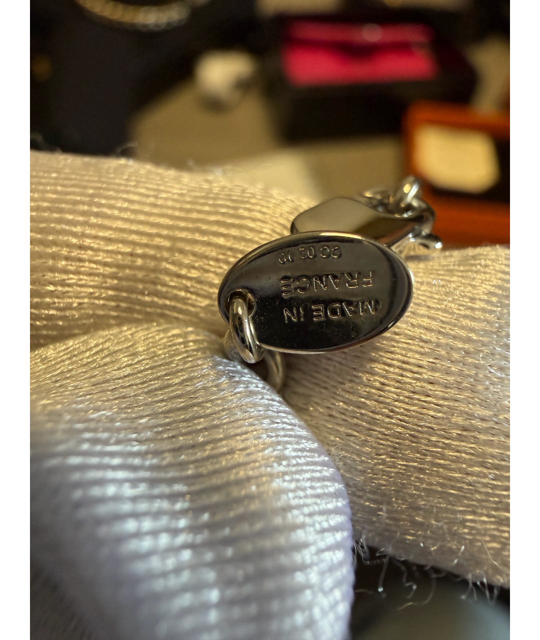 HERMES Серебряное металлическое колье, фото 5