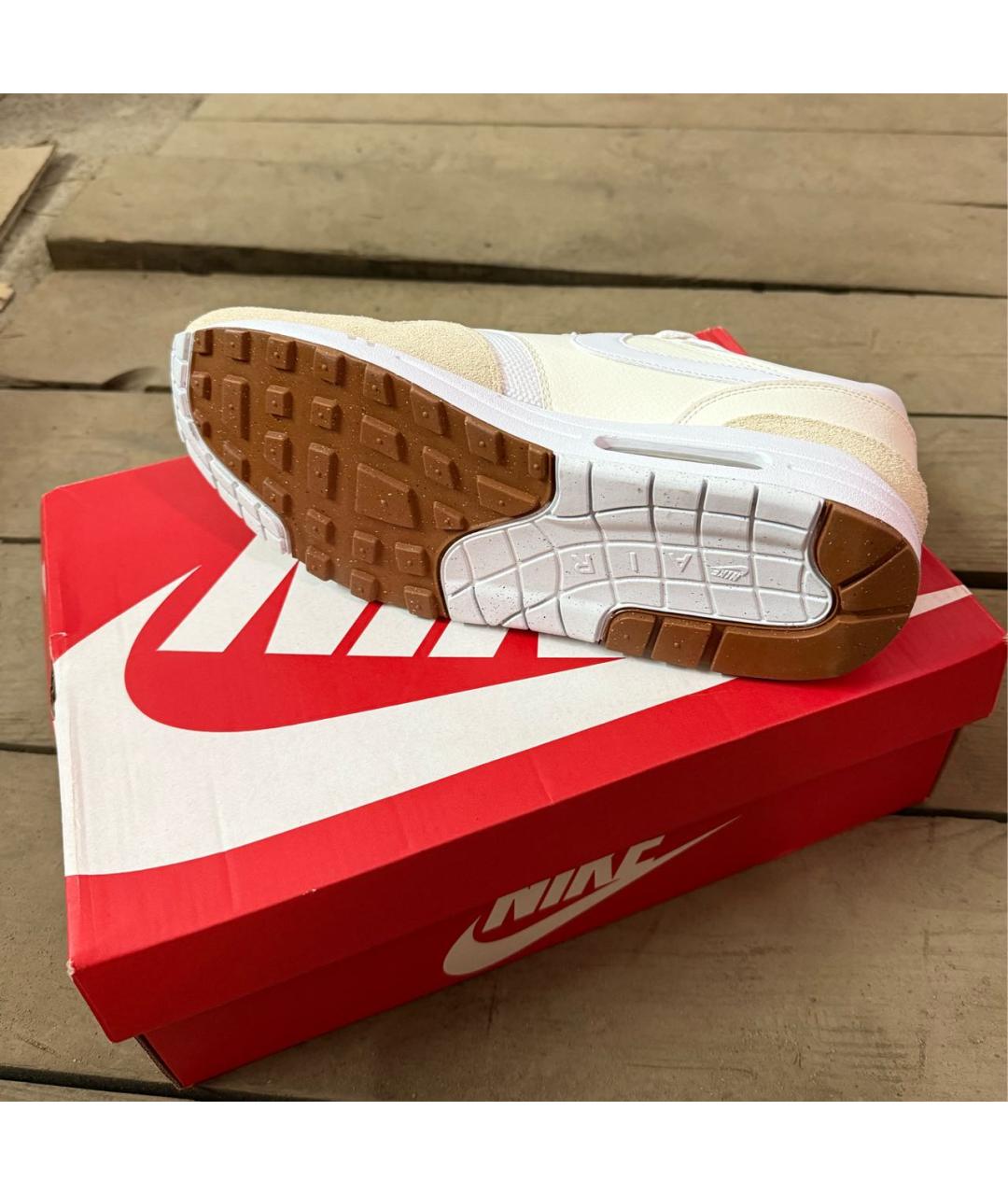 NIKE Бежевые замшевые низкие кроссовки / кеды, фото 3