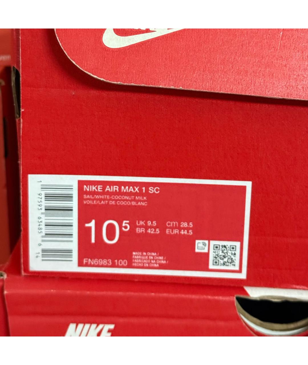 NIKE Бежевые замшевые низкие кроссовки / кеды, фото 4