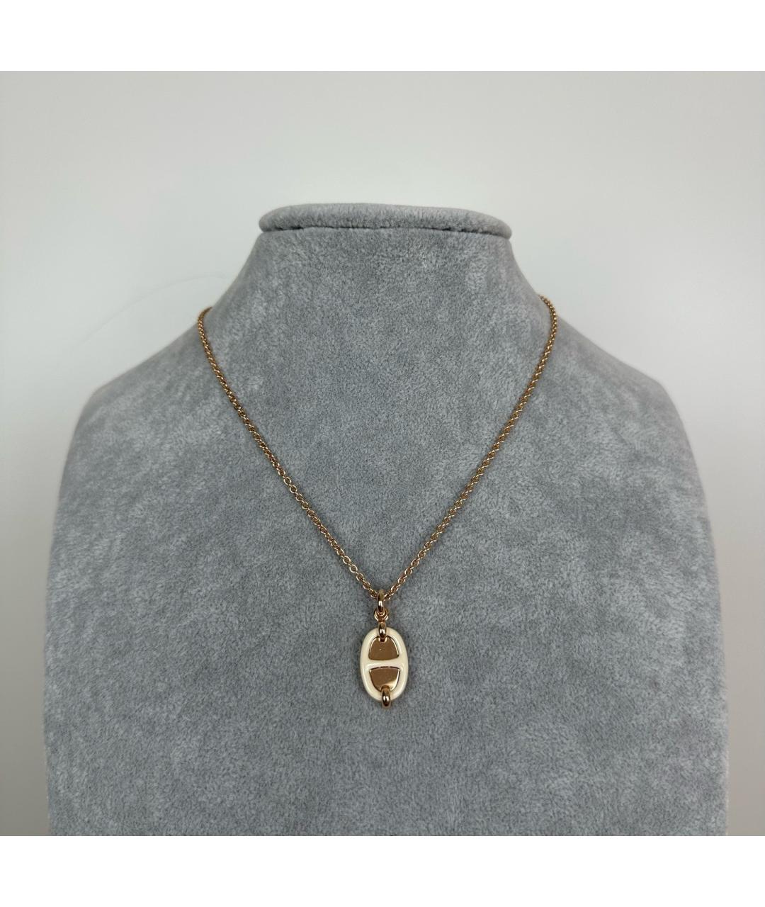 HERMES Золотая металлическая подвеска, фото 2