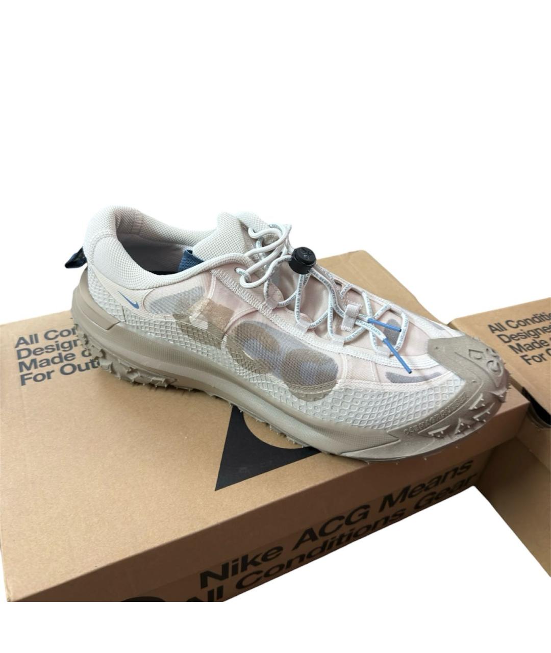 NIKE ACG Бежевые текстильные низкие кроссовки / кеды, фото 2