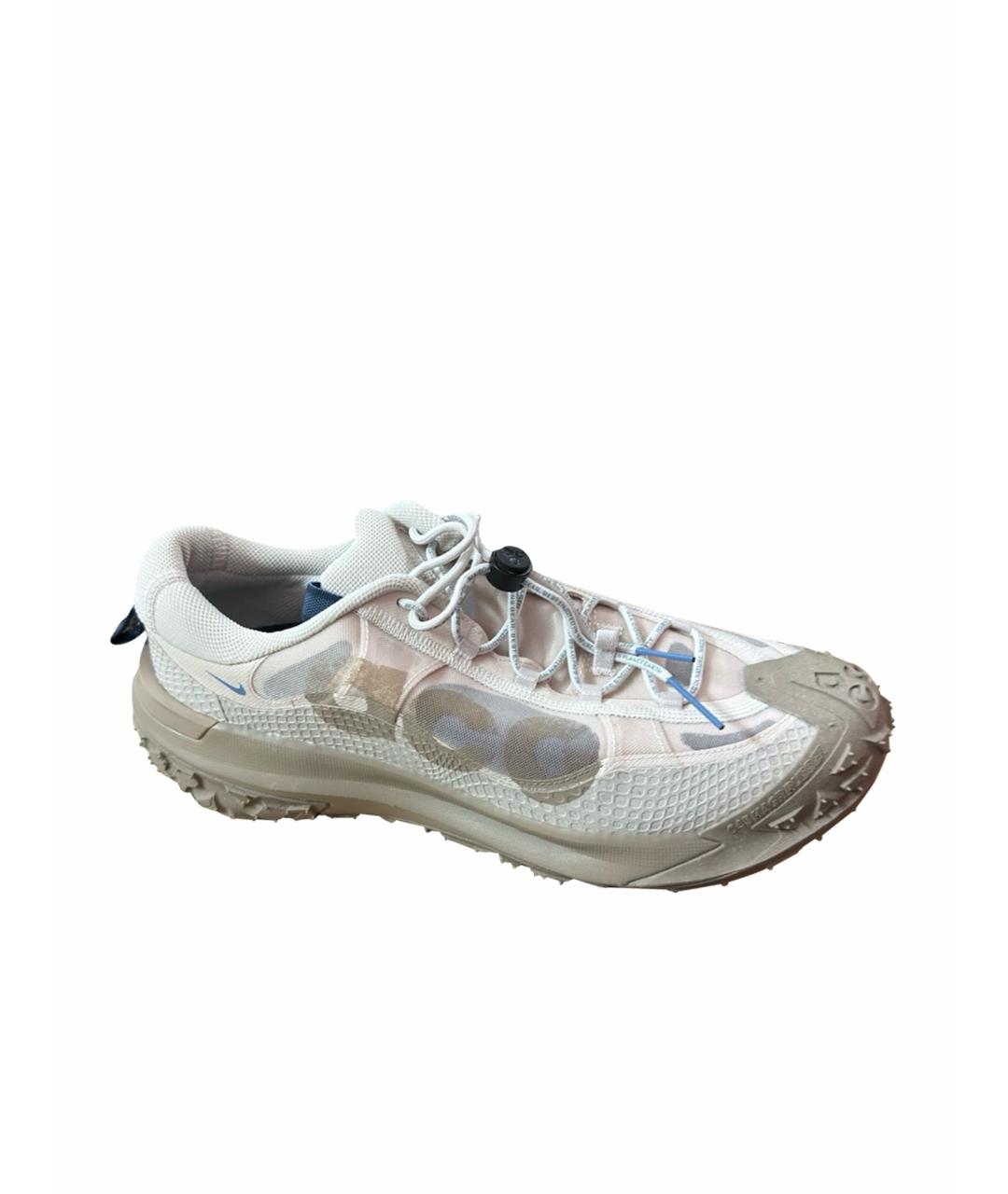 NIKE ACG Бежевые текстильные низкие кроссовки / кеды, фото 1