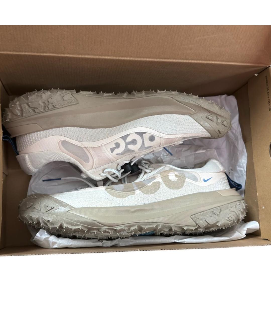 NIKE ACG Бежевые текстильные низкие кроссовки / кеды, фото 4