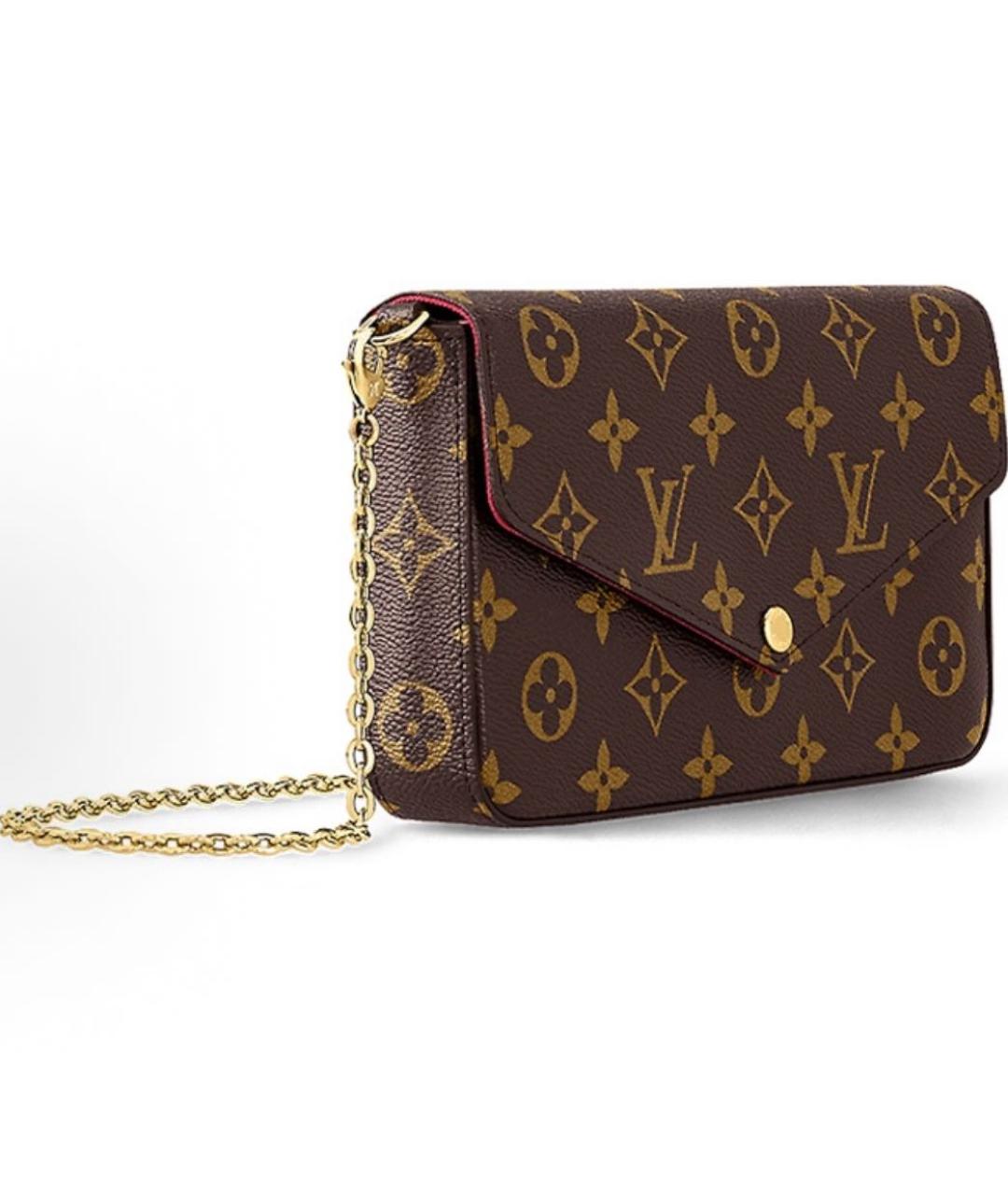 LOUIS VUITTON Коричневая сумка через плечо, фото 2