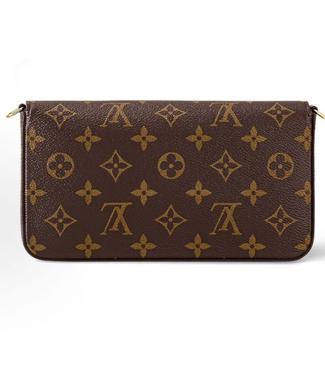 LOUIS VUITTON Коричневая сумка через плечо, фото 3