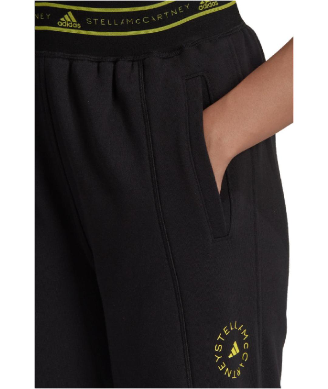 ADIDAS BY STELLA MCCARTNEY Черные хлопковые спортивные брюки и шорты, фото 4