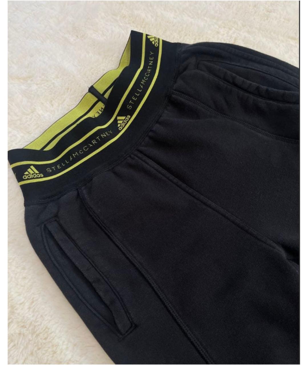 ADIDAS BY STELLA MCCARTNEY Черные хлопковые спортивные брюки и шорты, фото 8