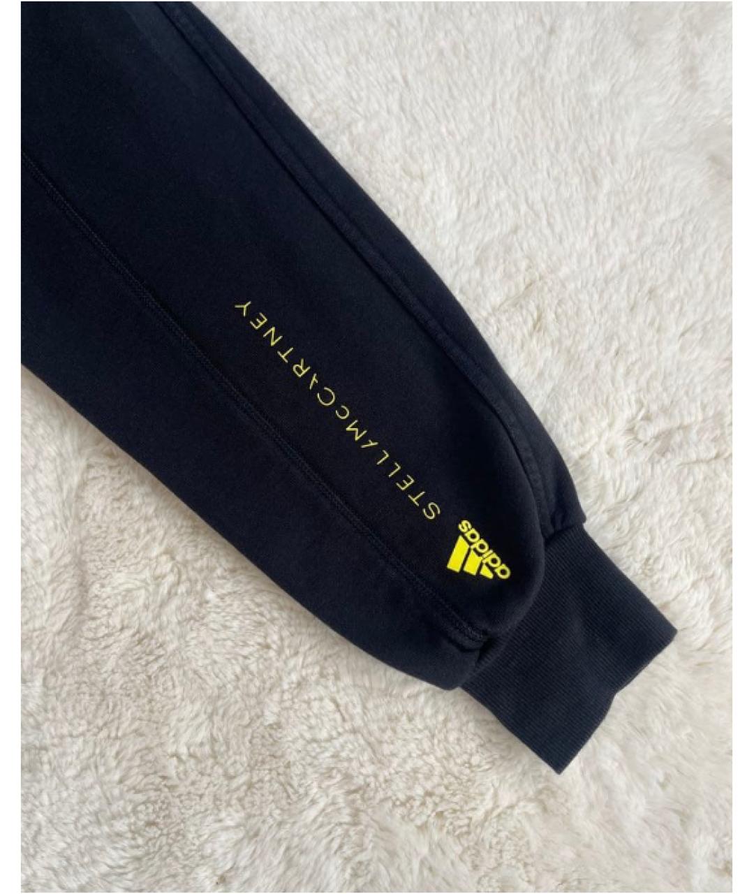 ADIDAS BY STELLA MCCARTNEY Черные хлопковые спортивные брюки и шорты, фото 9