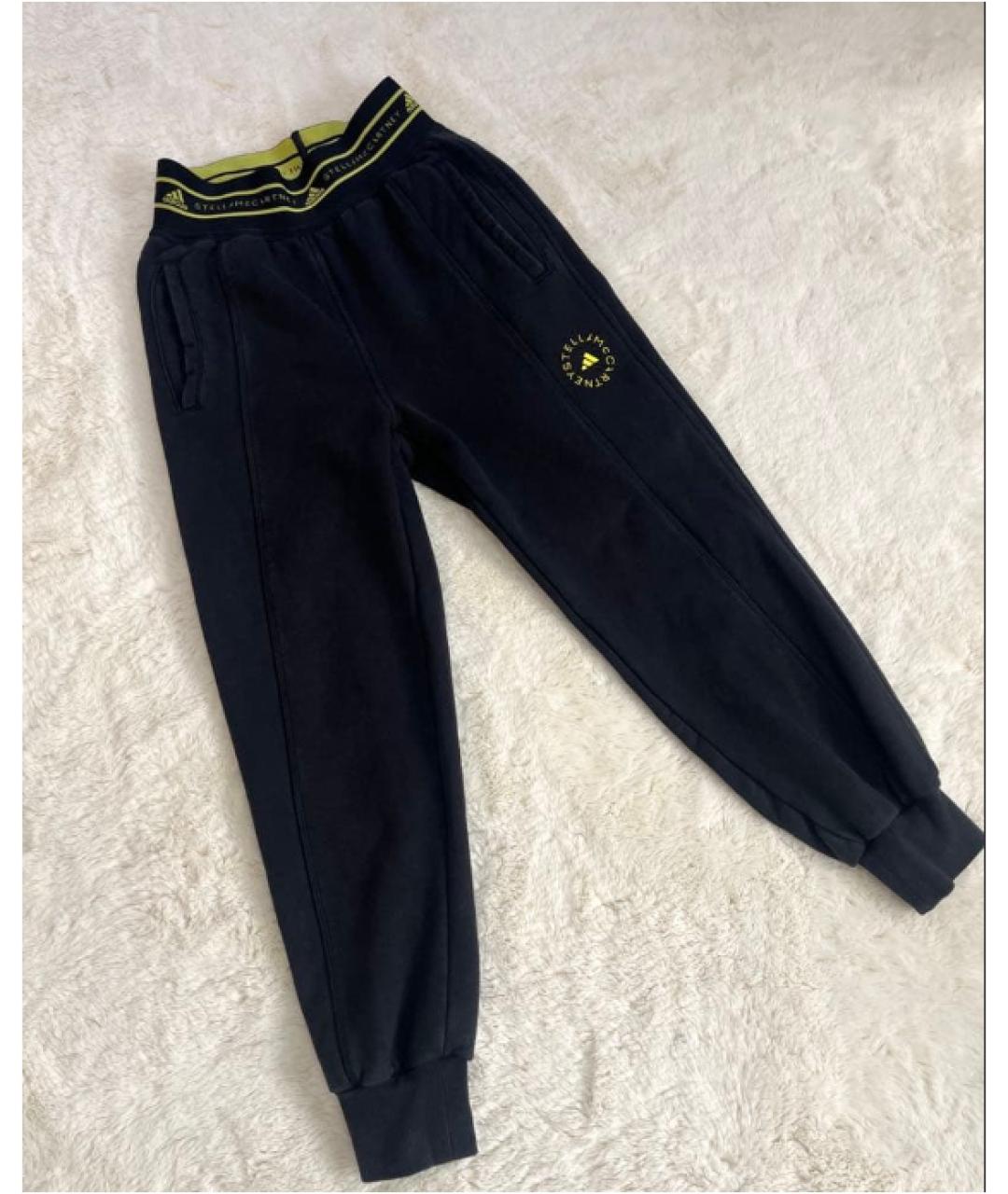 ADIDAS BY STELLA MCCARTNEY Черные хлопковые спортивные брюки и шорты, фото 7