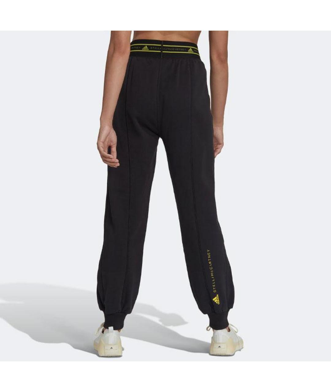 ADIDAS BY STELLA MCCARTNEY Черные хлопковые спортивные брюки и шорты, фото 3