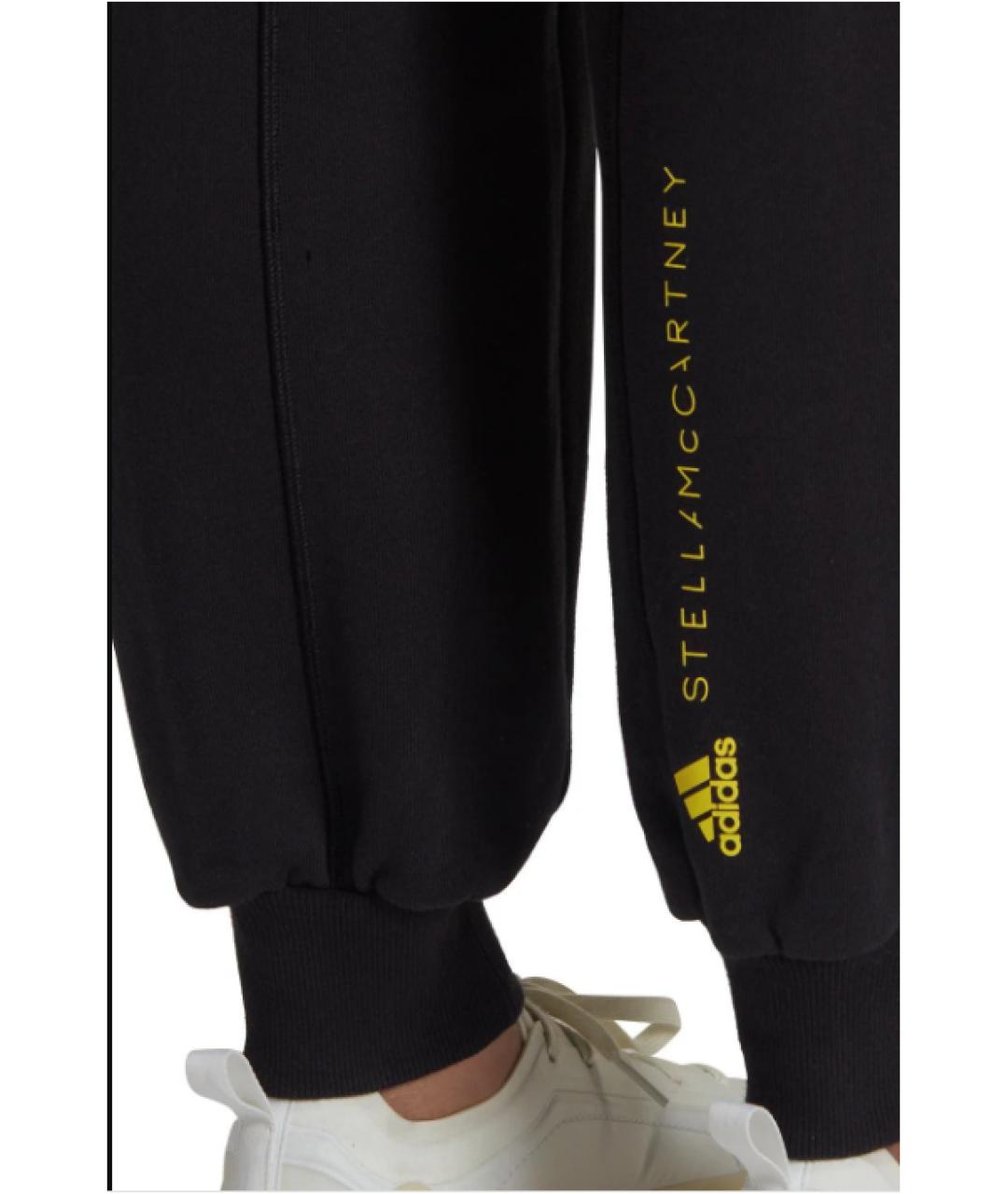 ADIDAS BY STELLA MCCARTNEY Черные хлопковые спортивные брюки и шорты, фото 6