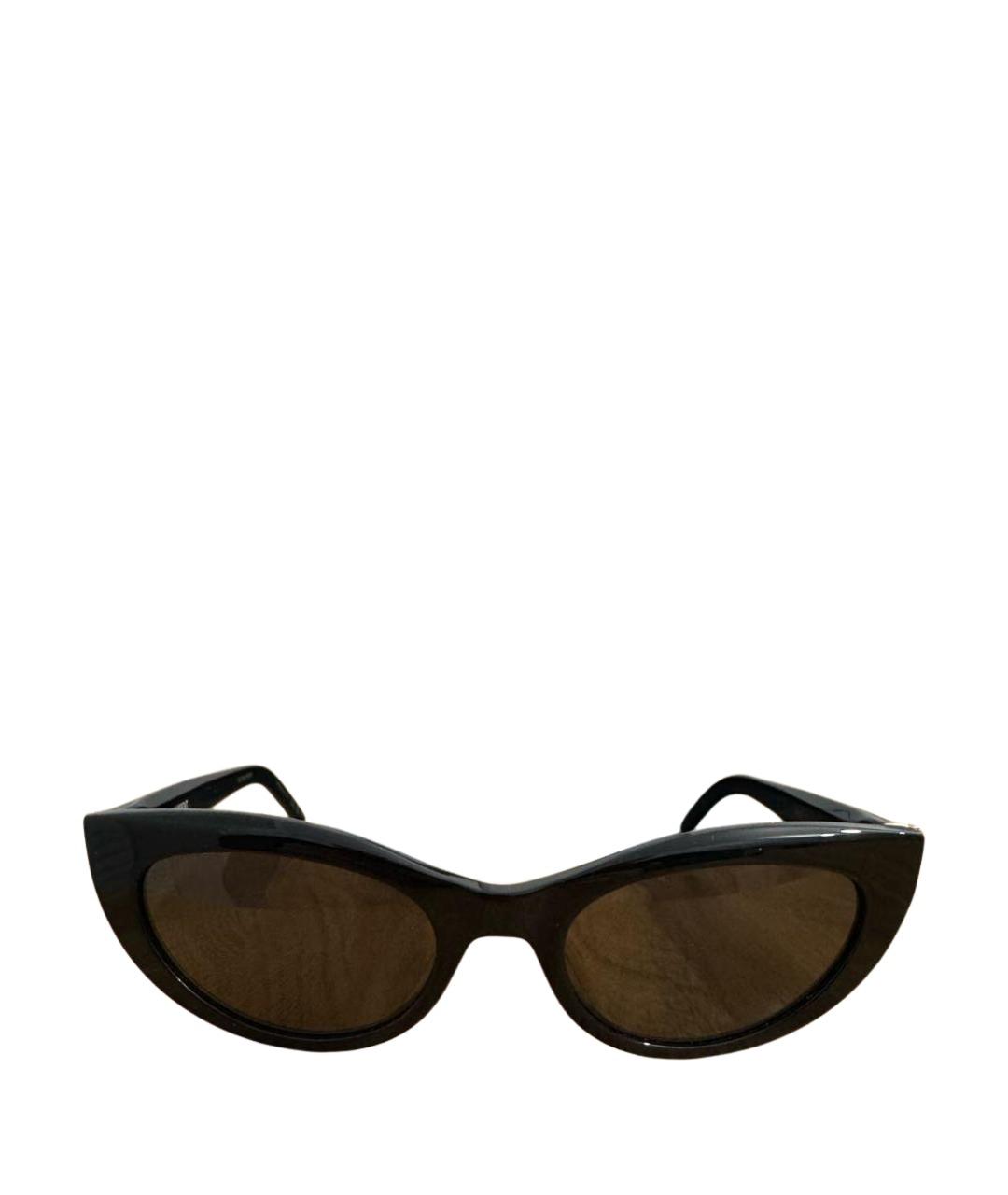 SAINT LAURENT Черные пластиковые солнцезащитные очки, фото 1