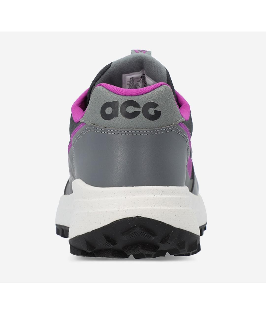 NIKE ACG Серые текстильные низкие кроссовки / кеды, фото 2