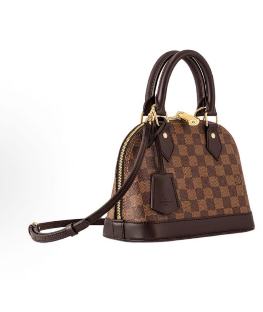 LOUIS VUITTON Коричневая сумка с короткими ручками, фото 2