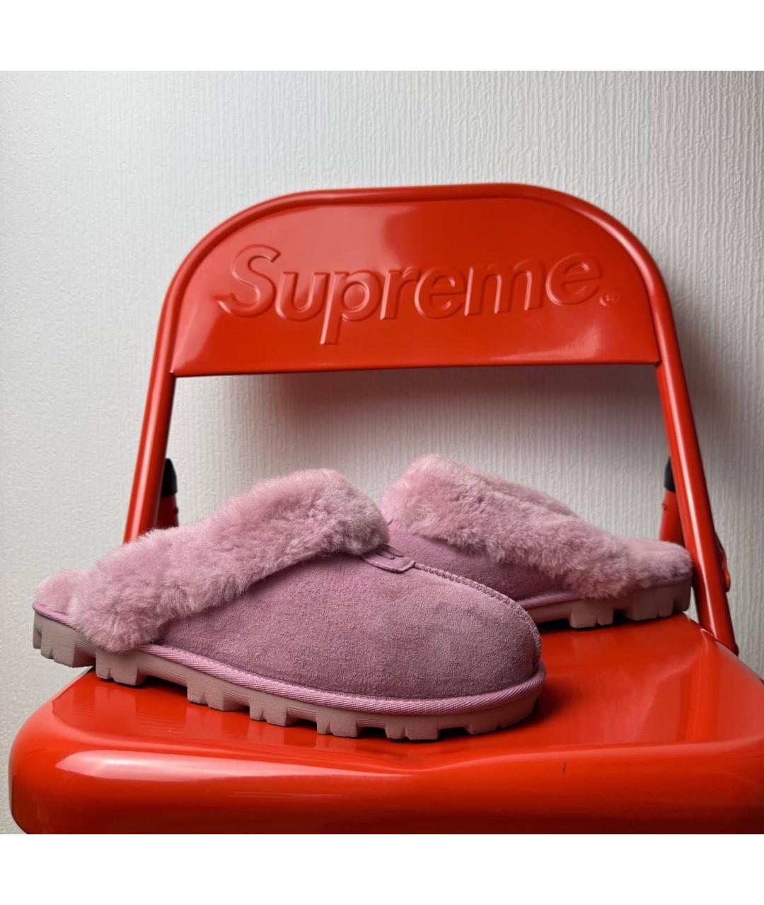 UGG AUSTRALIA Розовые замшевые мюли, фото 6