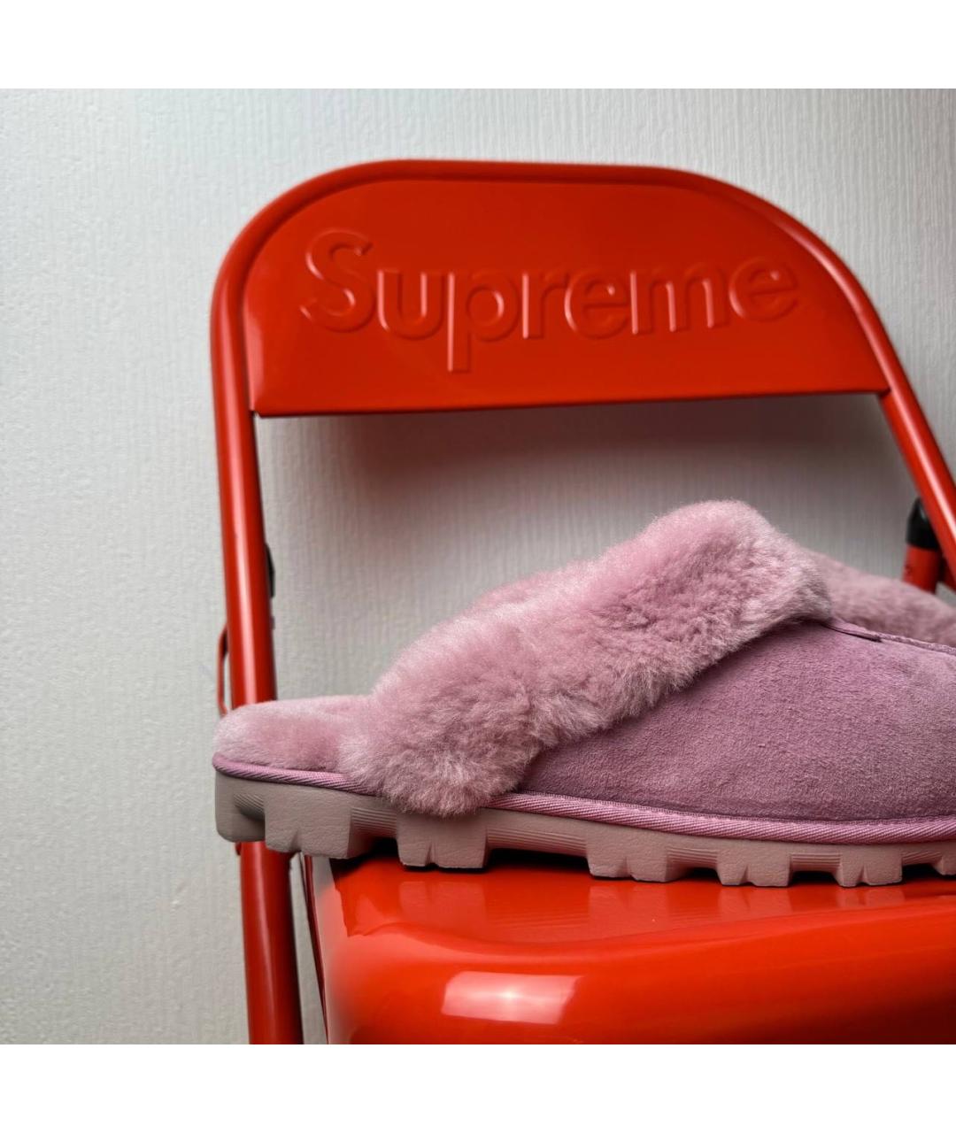 UGG AUSTRALIA Розовые замшевые мюли, фото 4