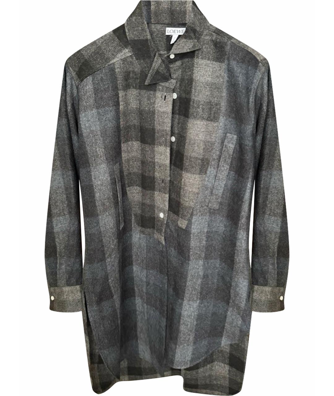 LOEWE Серая шерстяная рубашка, фото 1