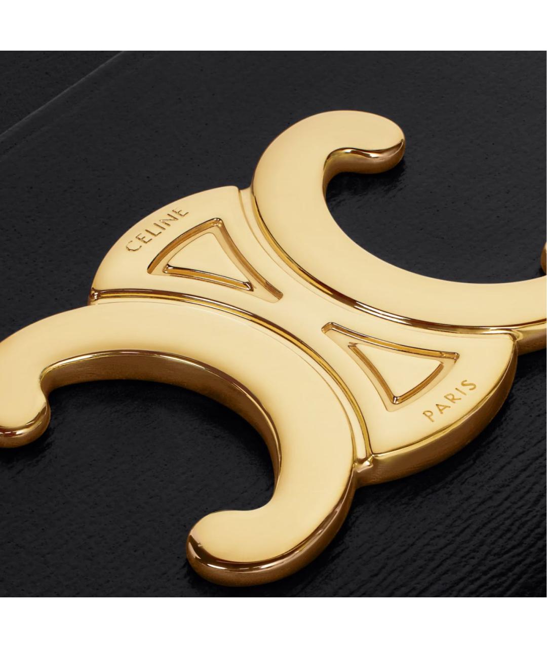 CELINE Черный кожаный кардхолдер, фото 3