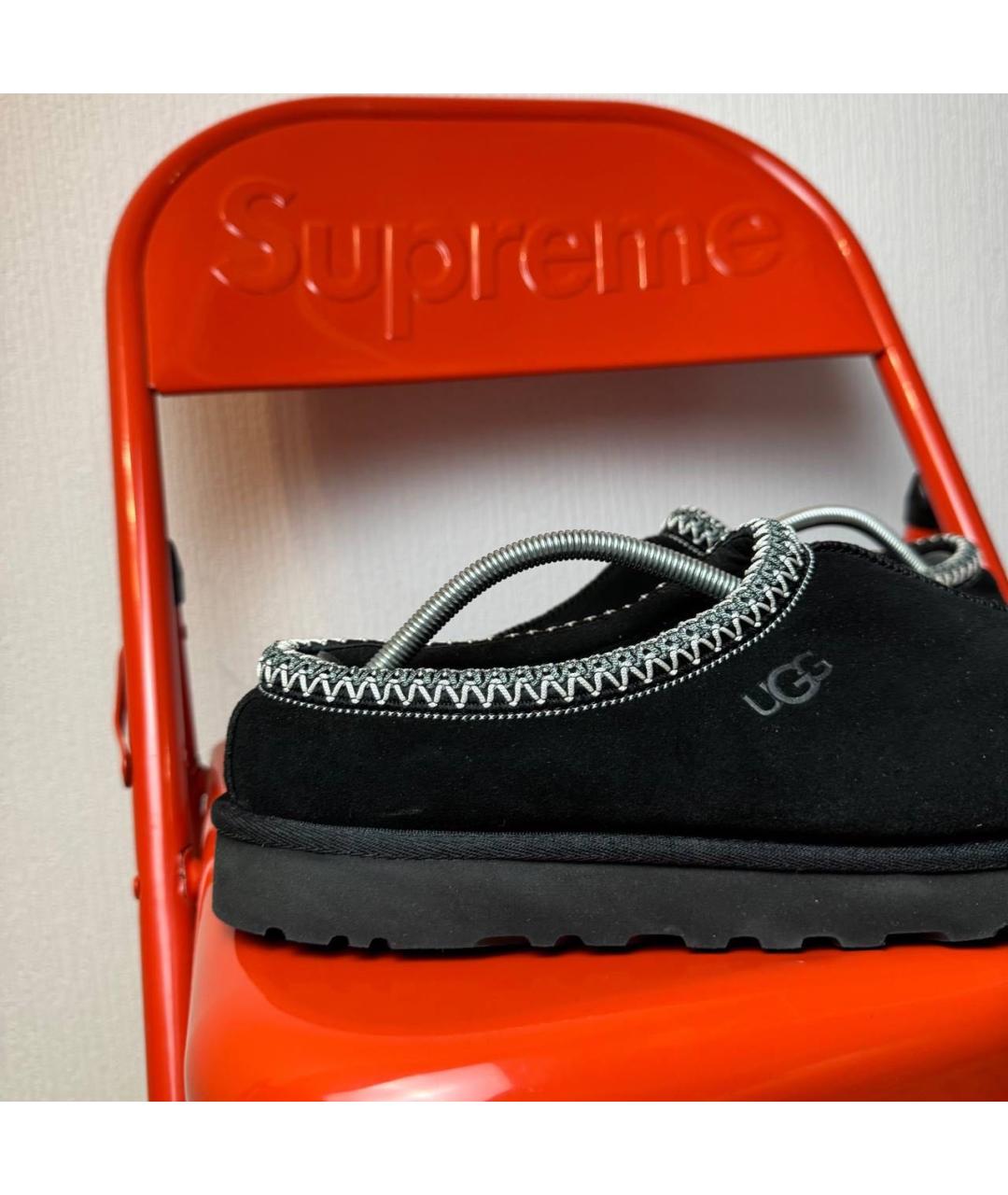 UGG AUSTRALIA Черные замшевые низкие ботинки, фото 4