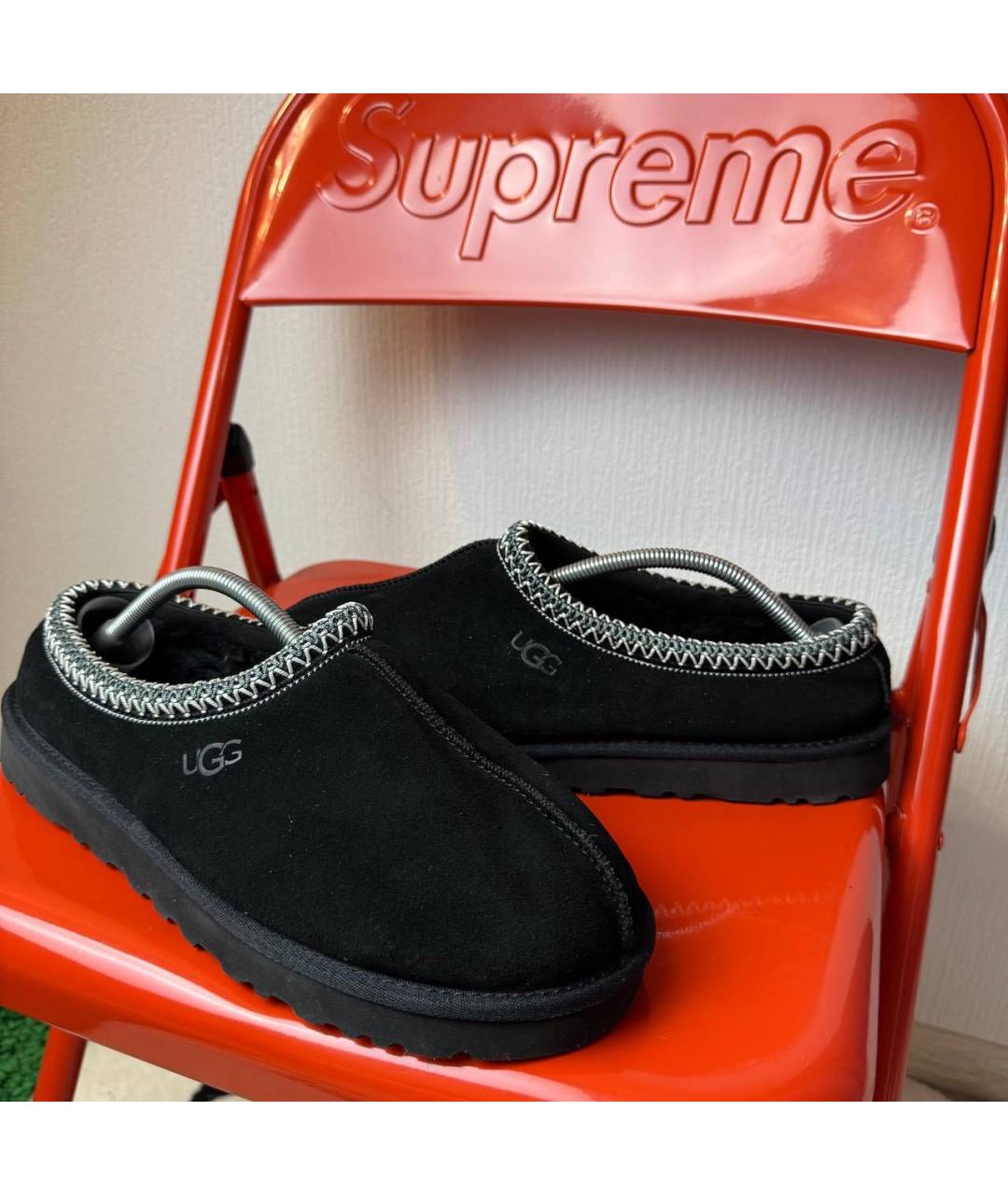 UGG AUSTRALIA Черные замшевые низкие ботинки, фото 2