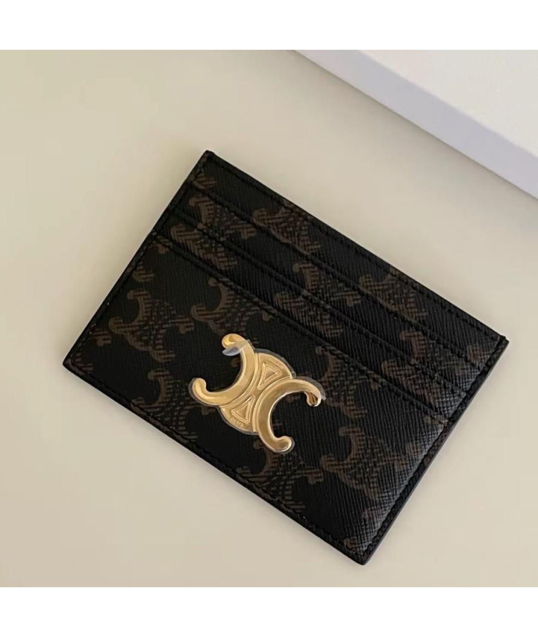CELINE Коричневый кардхолдер, фото 2