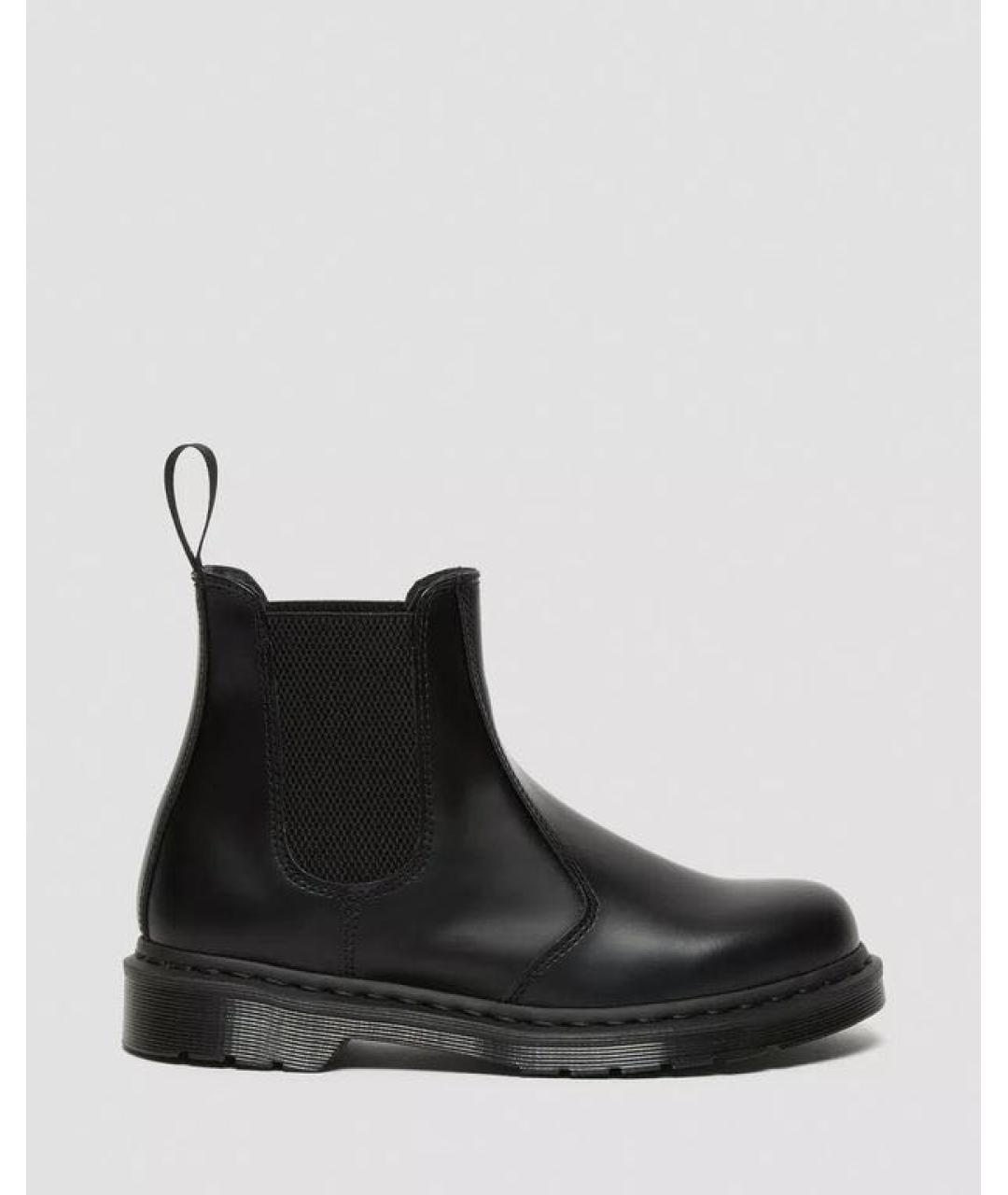 DR. MARTENS Черные кожаные полусапоги, фото 7