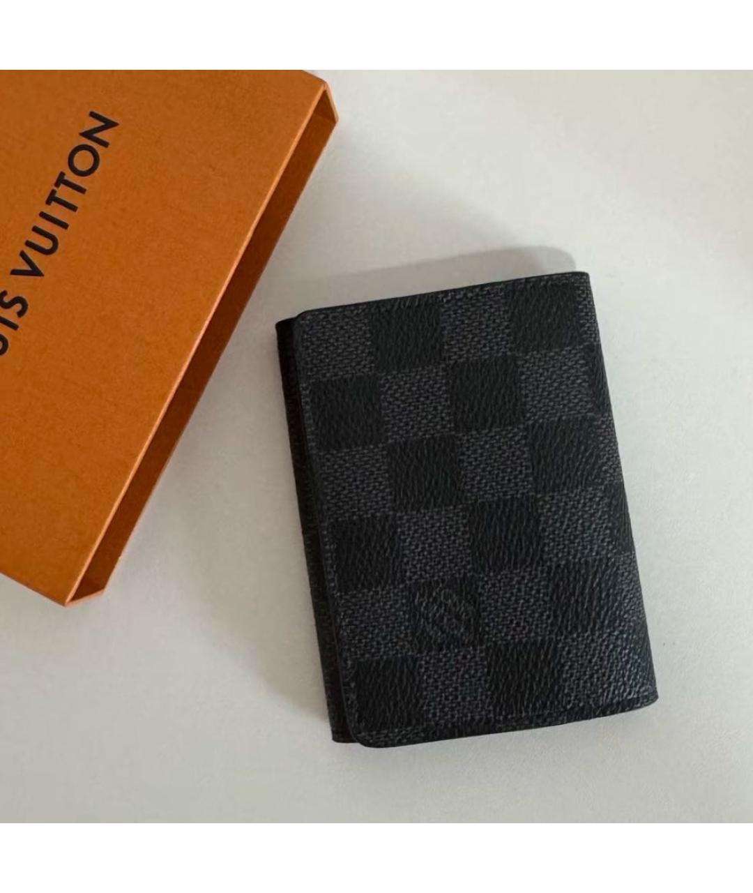 LOUIS VUITTON Черный кошелек, фото 2