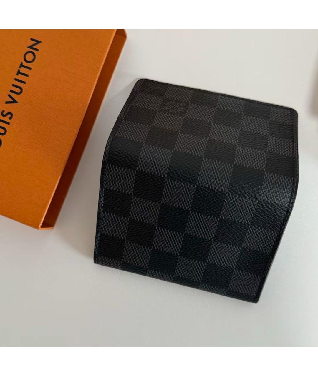 LOUIS VUITTON Черный кошелек, фото 5