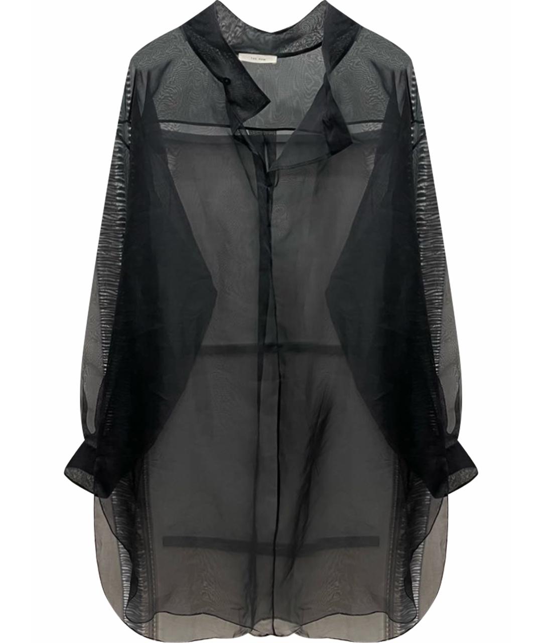 THE ROW Черная шелковая блузы, фото 1