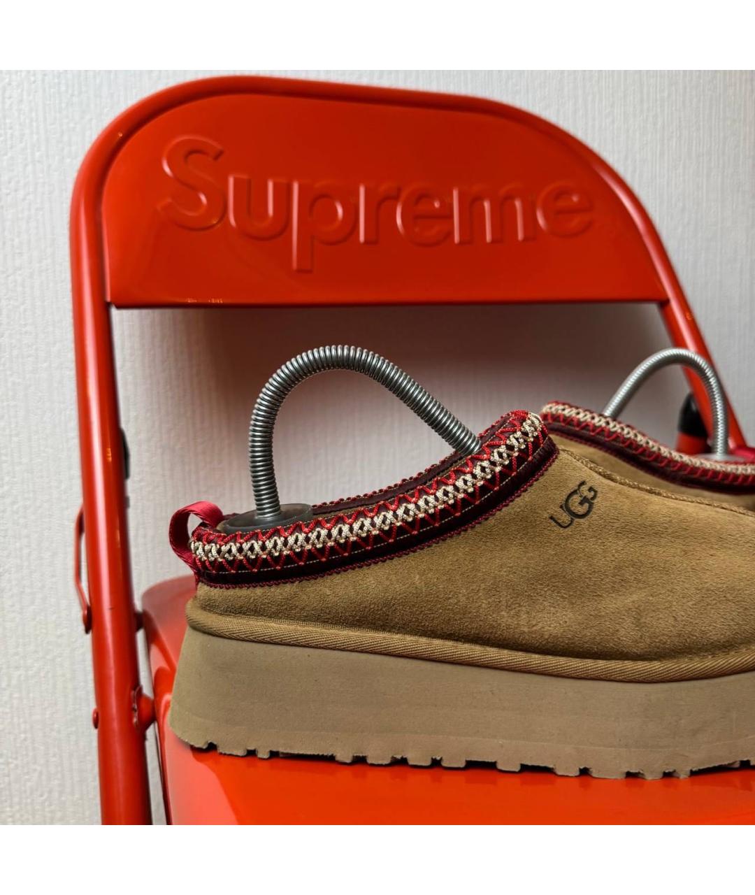 UGG AUSTRALIA Коричневые замшевые ботинки, фото 5