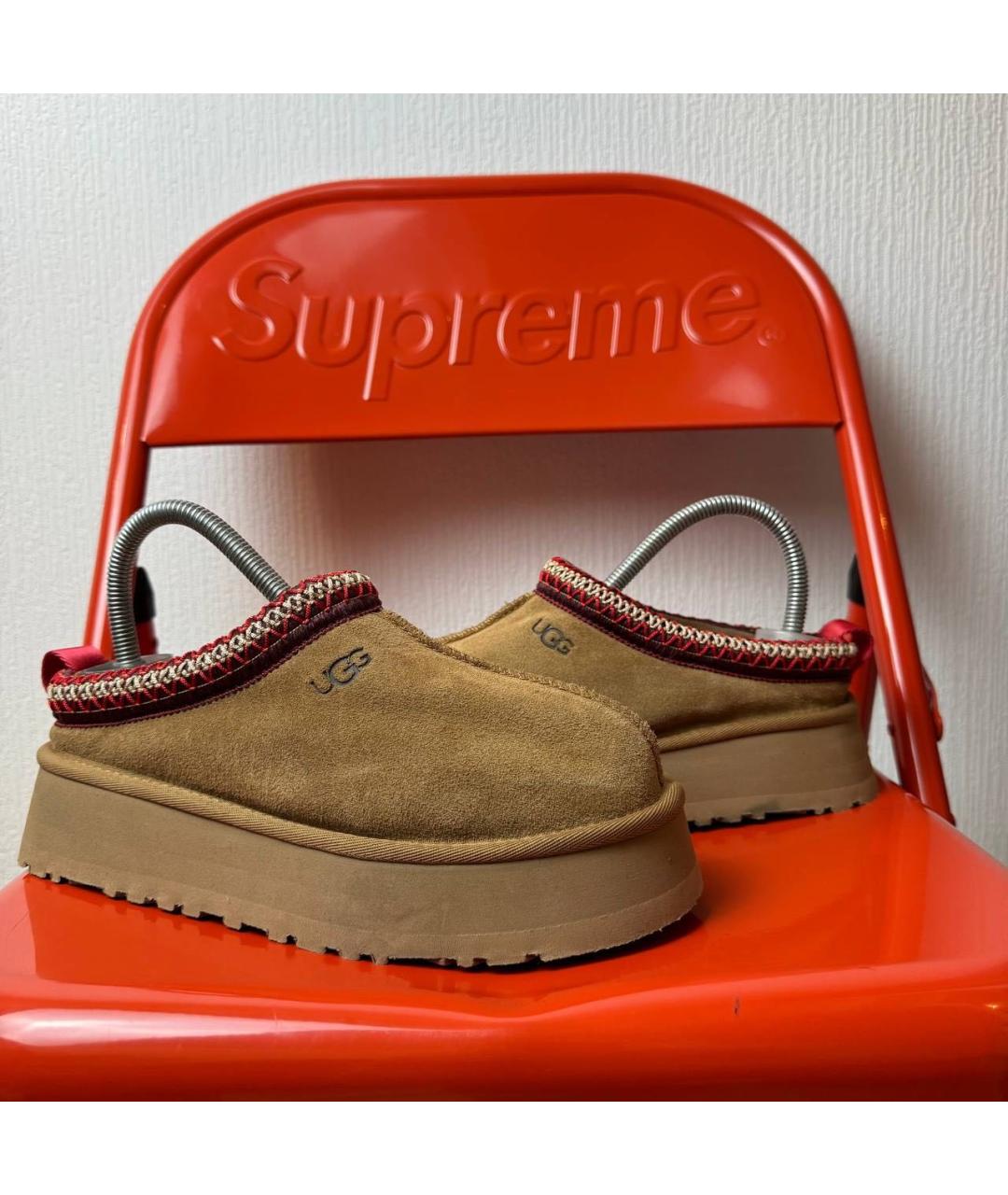 UGG AUSTRALIA Коричневые замшевые ботинки, фото 6