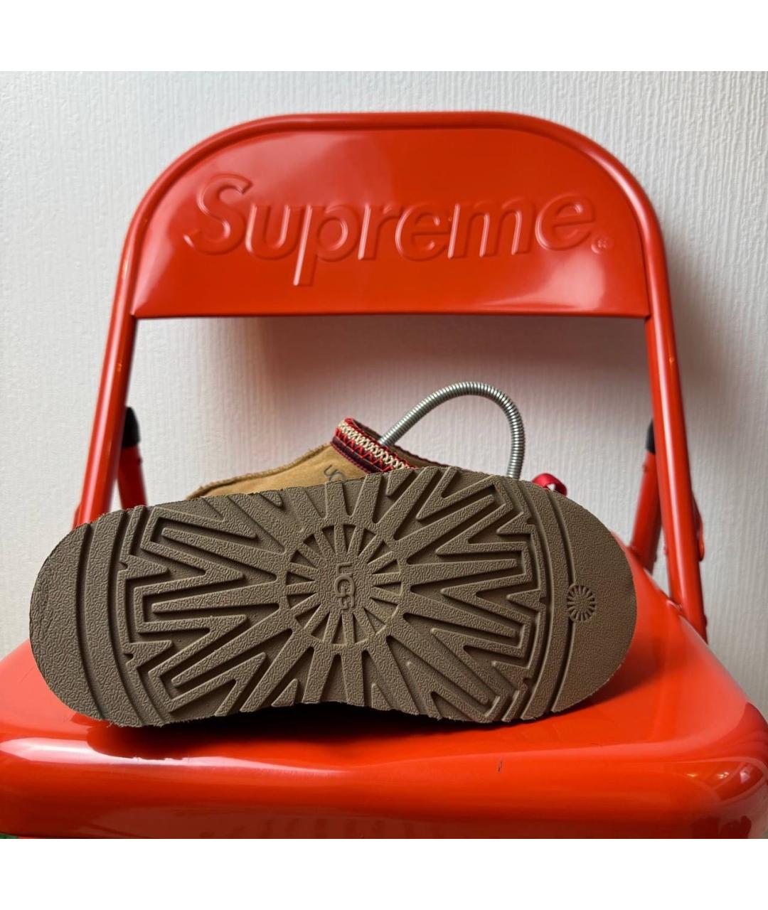 UGG AUSTRALIA Коричневые замшевые ботинки, фото 4