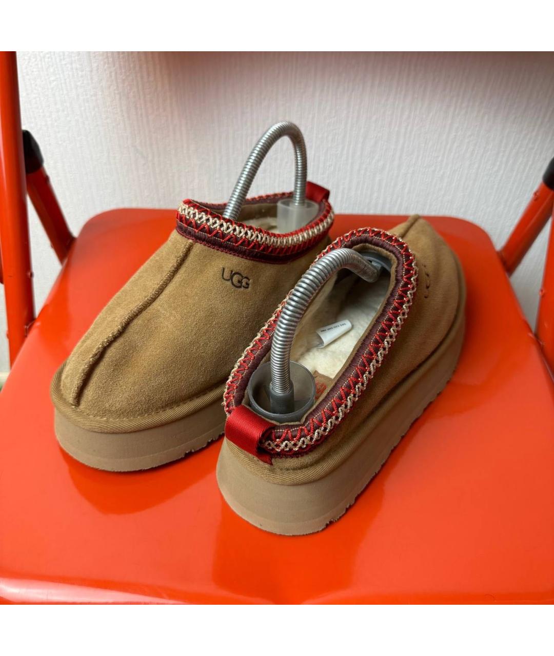 UGG AUSTRALIA Коричневые замшевые ботинки, фото 3