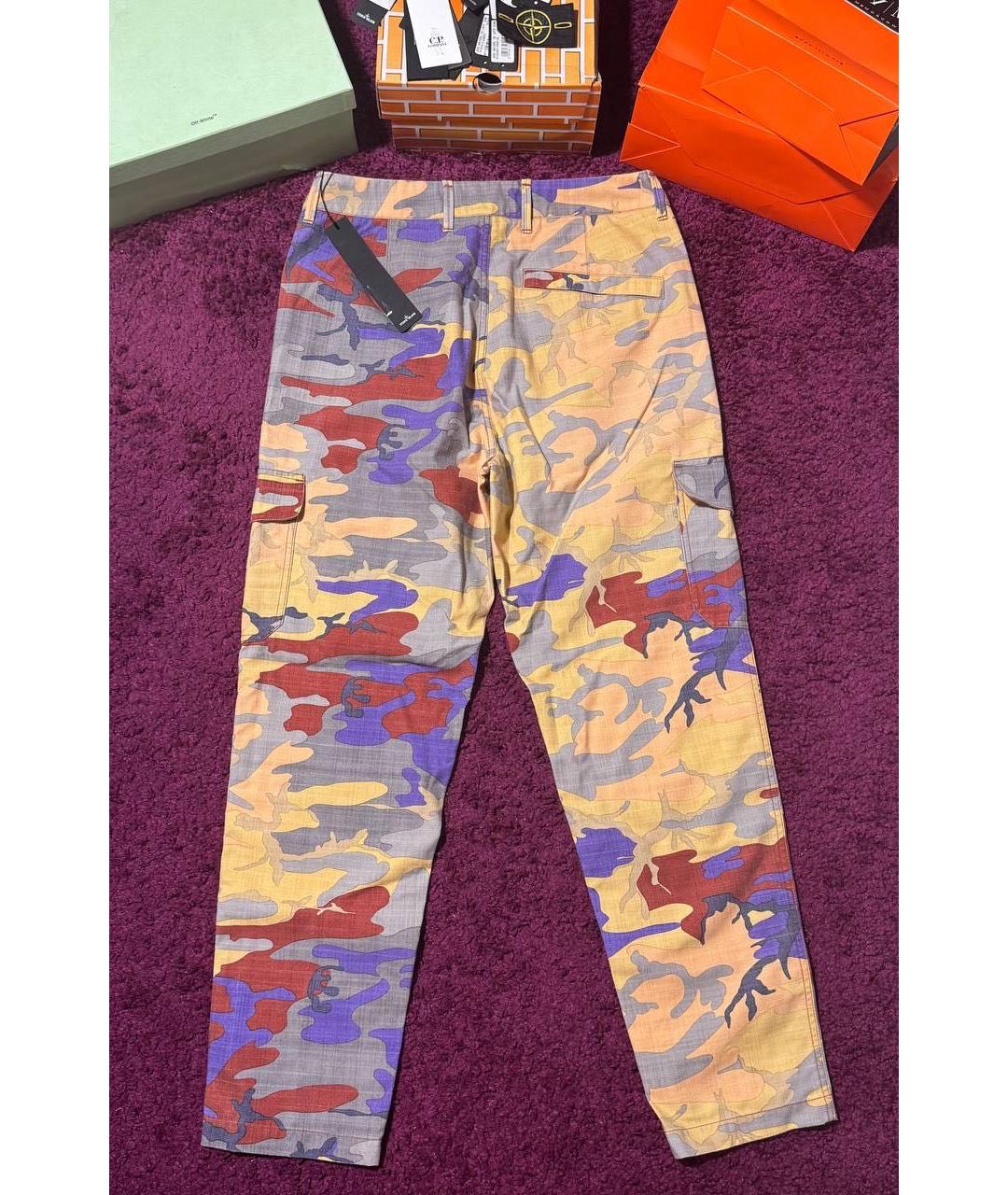 STONE ISLAND Мульти повседневные брюки, фото 2