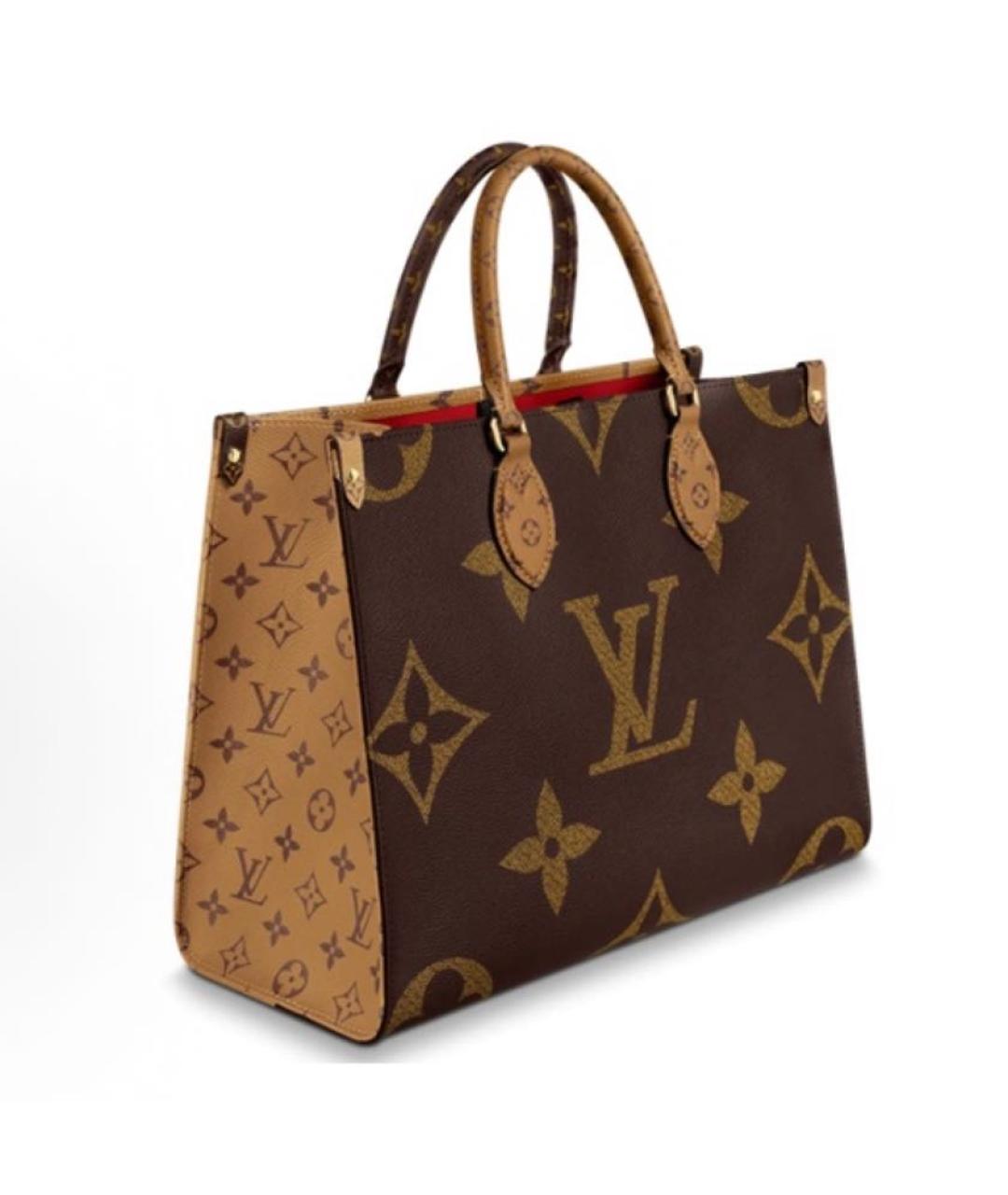 LOUIS VUITTON Коричневая сумка тоут, фото 2