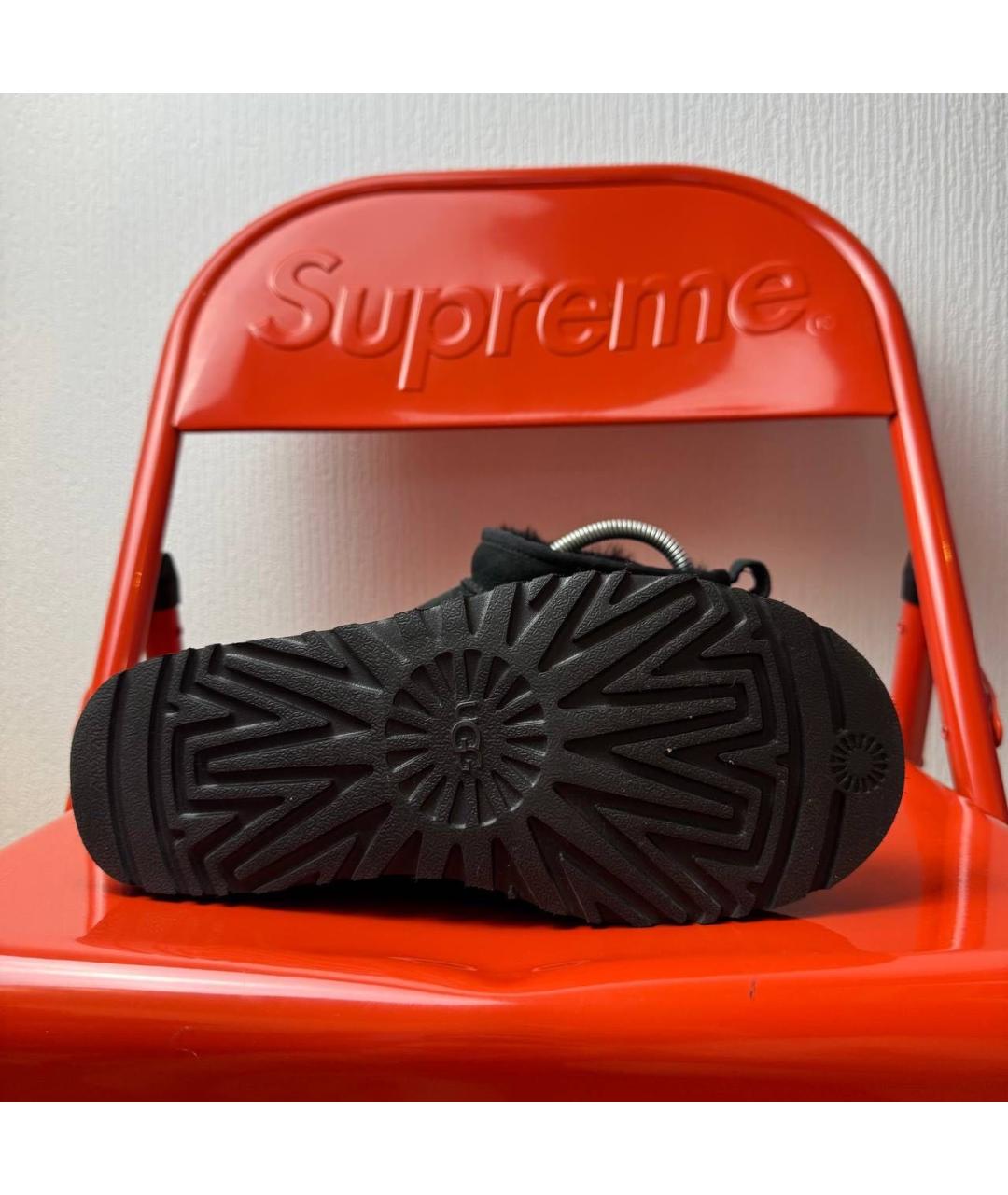 UGG AUSTRALIA Черные замшевые ботинки, фото 5