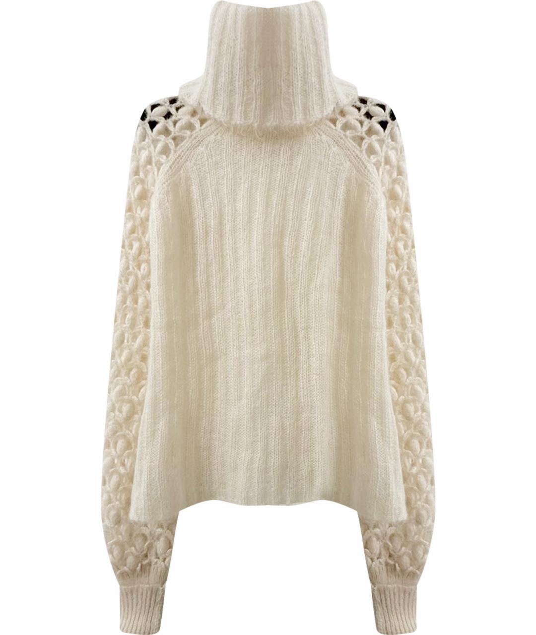 CELINE Бежевый шерстяной джемпер / свитер, фото 1