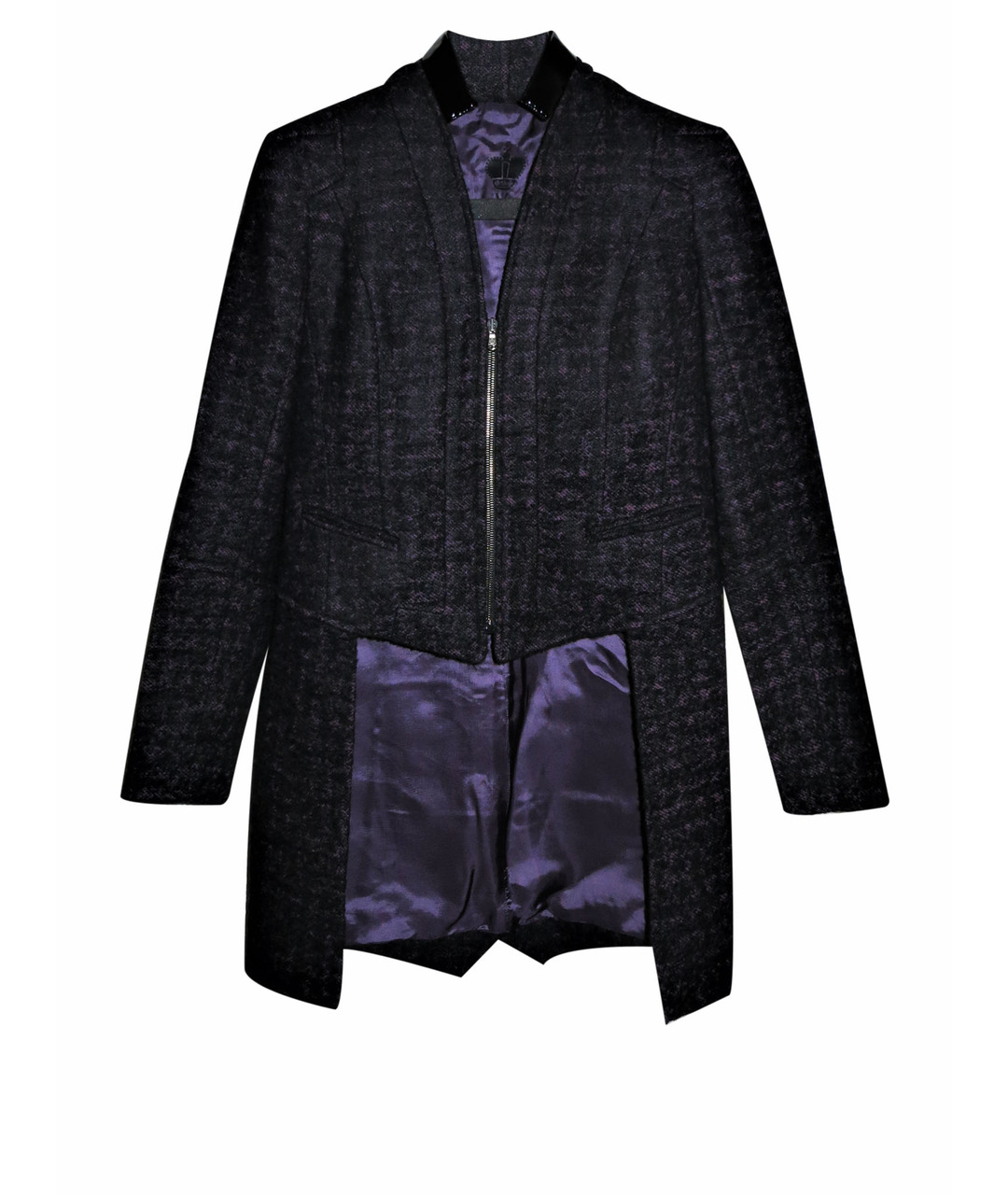 IRFE Фиолетовый шерстяной жакет/пиджак, фото 1