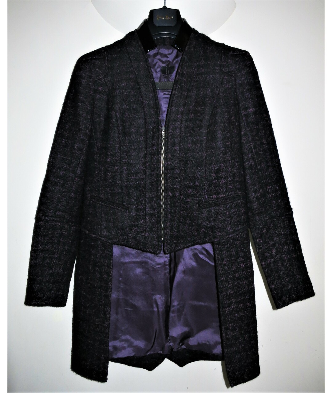 IRFE Фиолетовый шерстяной жакет/пиджак, фото 9