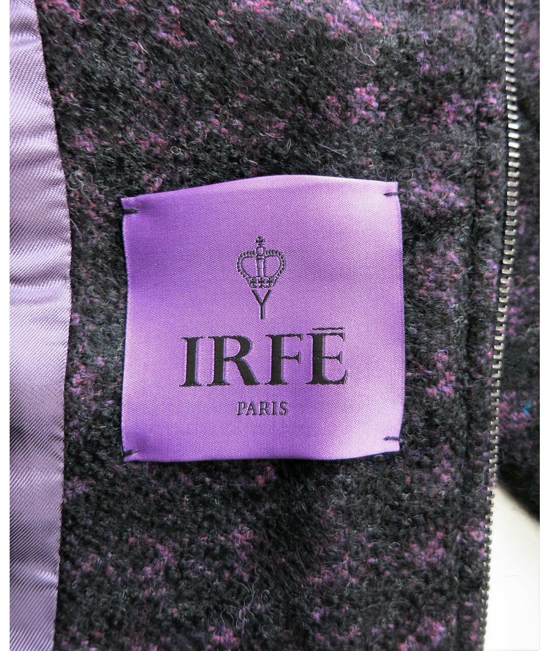 IRFE Фиолетовый шерстяной жакет/пиджак, фото 8
