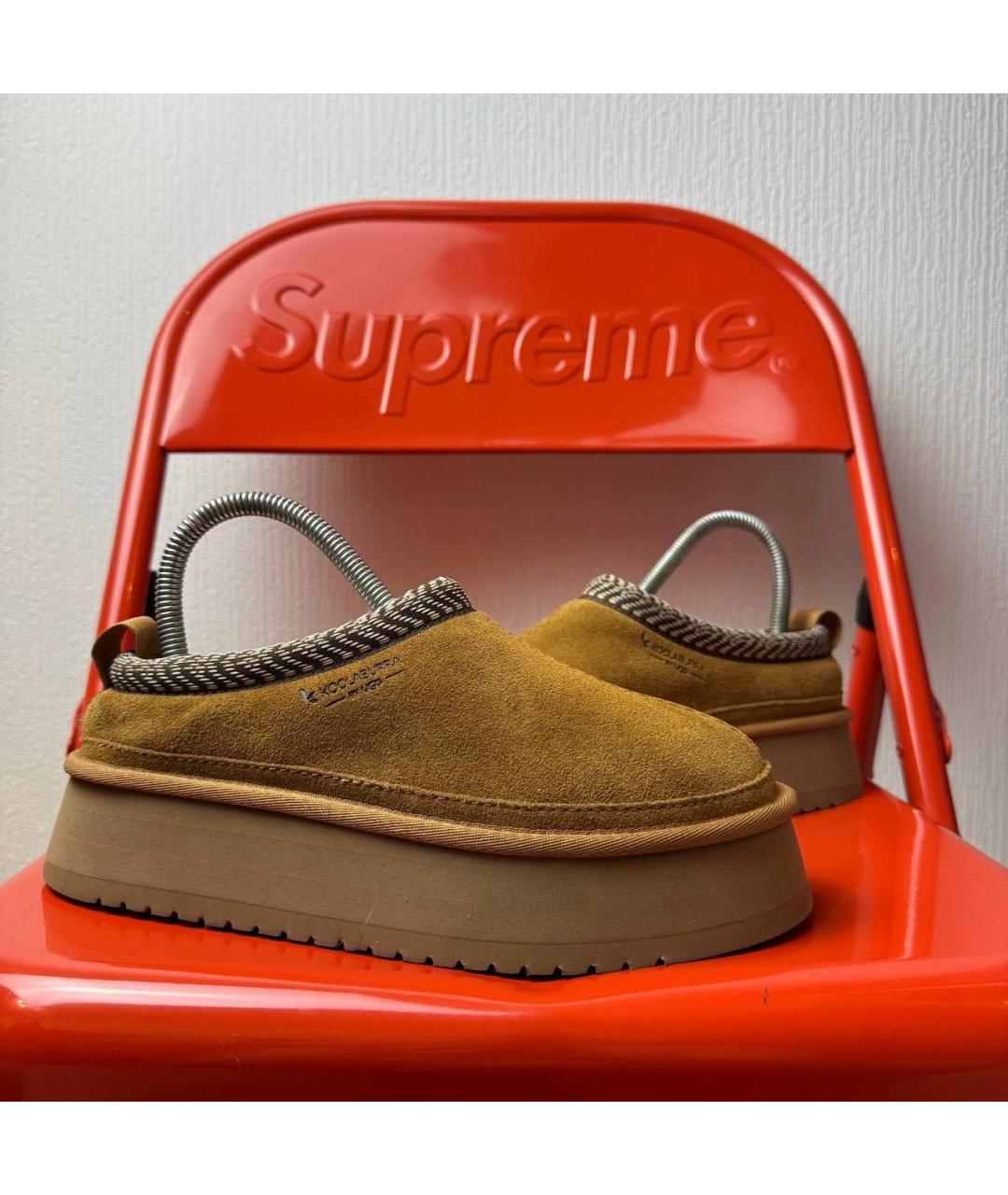 UGG AUSTRALIA Коричневые замшевые ботинки, фото 6