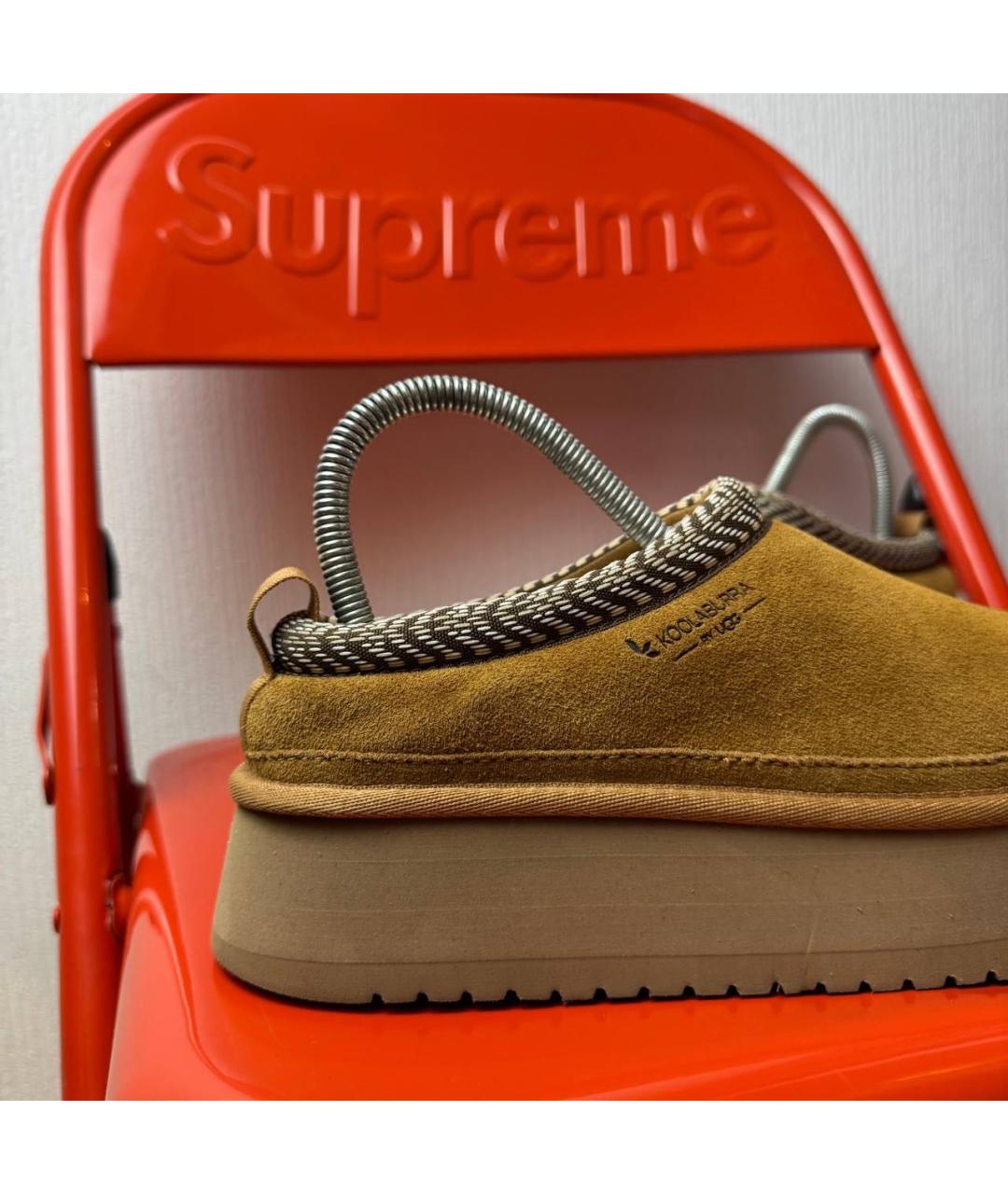 UGG AUSTRALIA Коричневые замшевые ботинки, фото 3